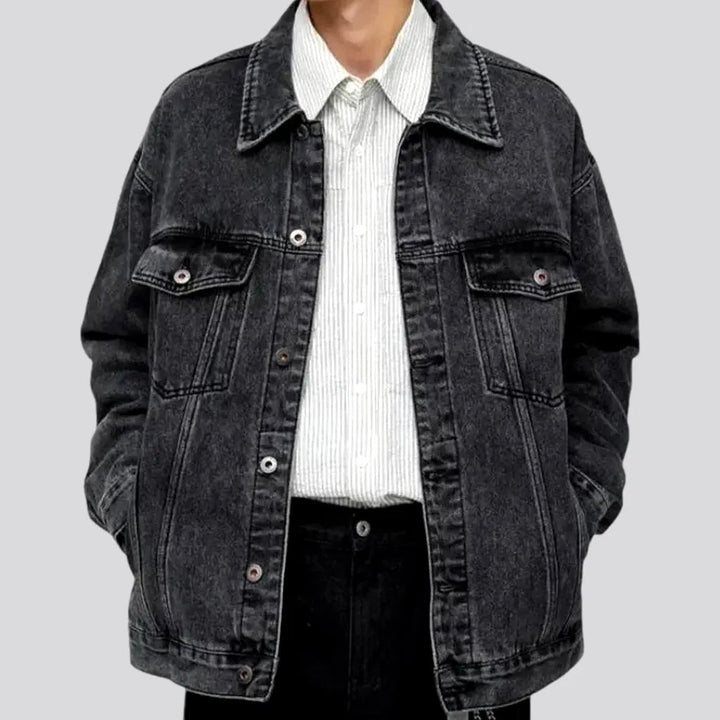 Retro Style Men's Denim Jacket | Jeans4you.shop