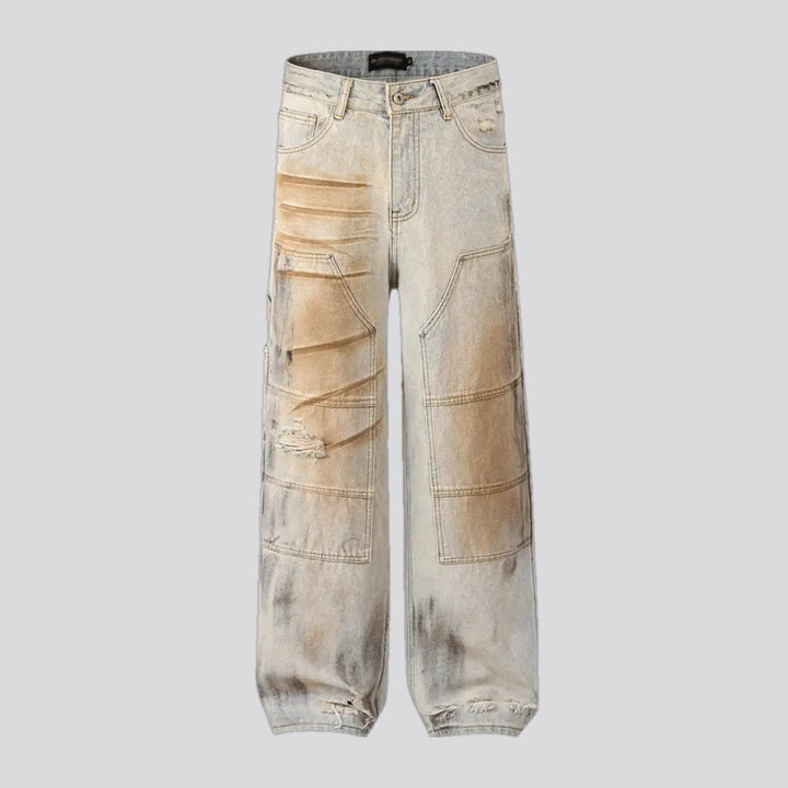 Ripped Baggy Fit Jeans for Men | Jeans4you.shop