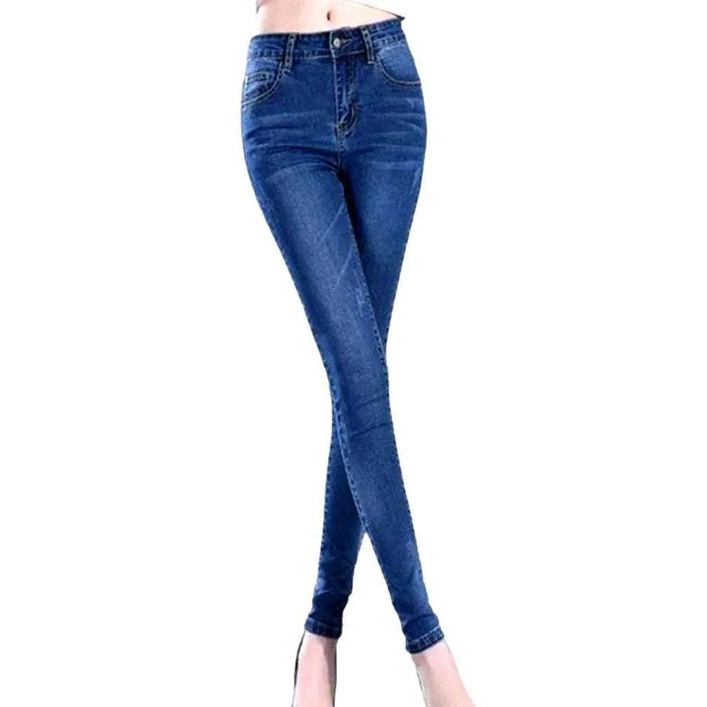 Sanded jeans
 for women