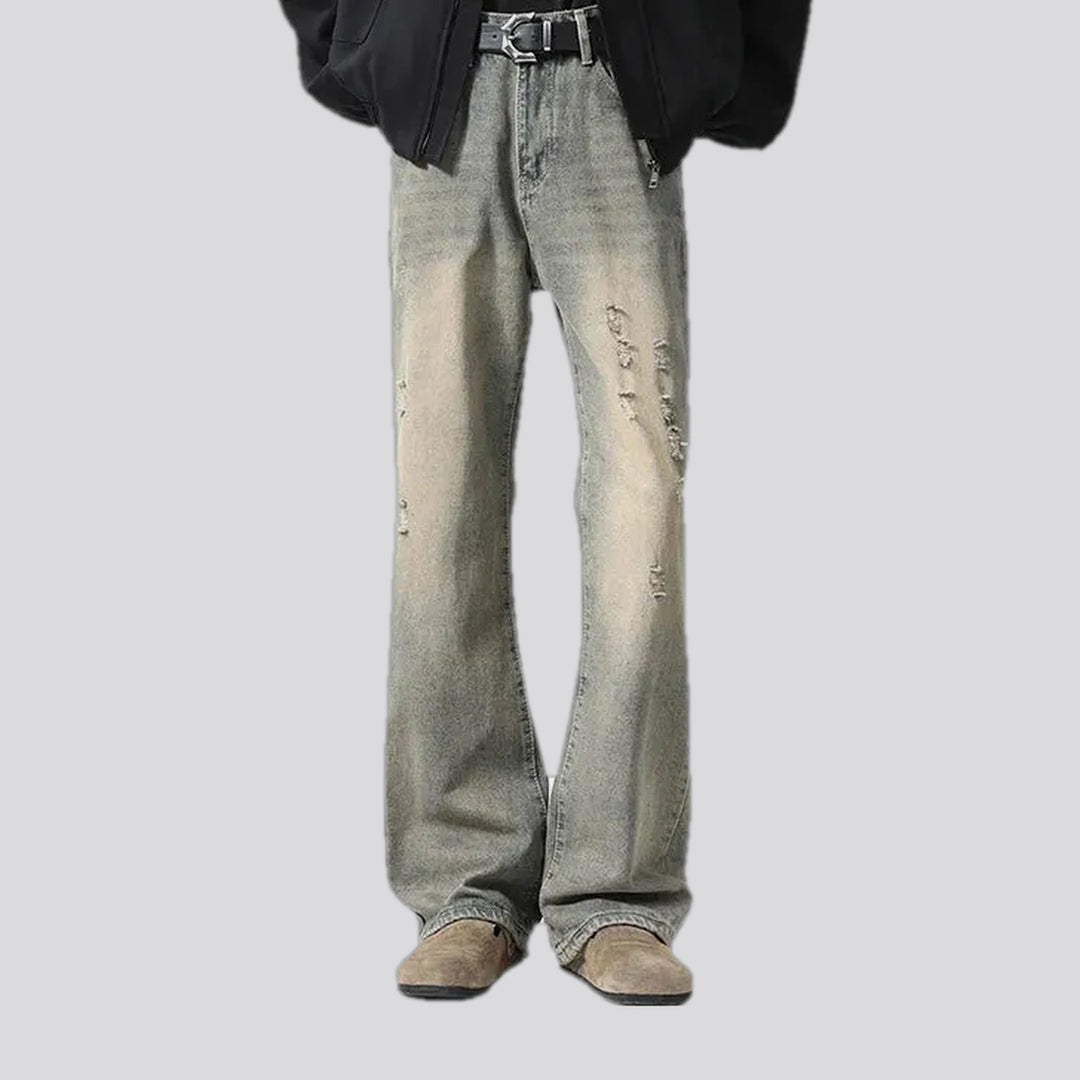 Stonewashed Fashion Street Jeans for Men | Jeans4you.shop