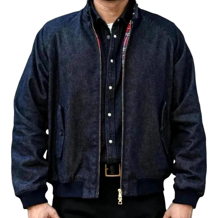Street jeans jacket
 for men