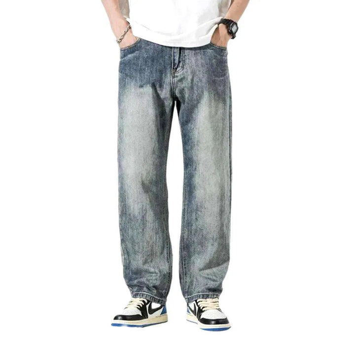 Street men's vintage jeans