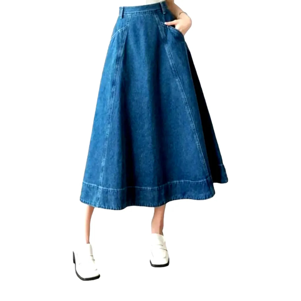 Street women's jeans skirt