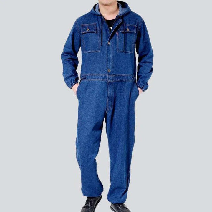 Stylish men's jean jumpsuit | Jeans4you.shop