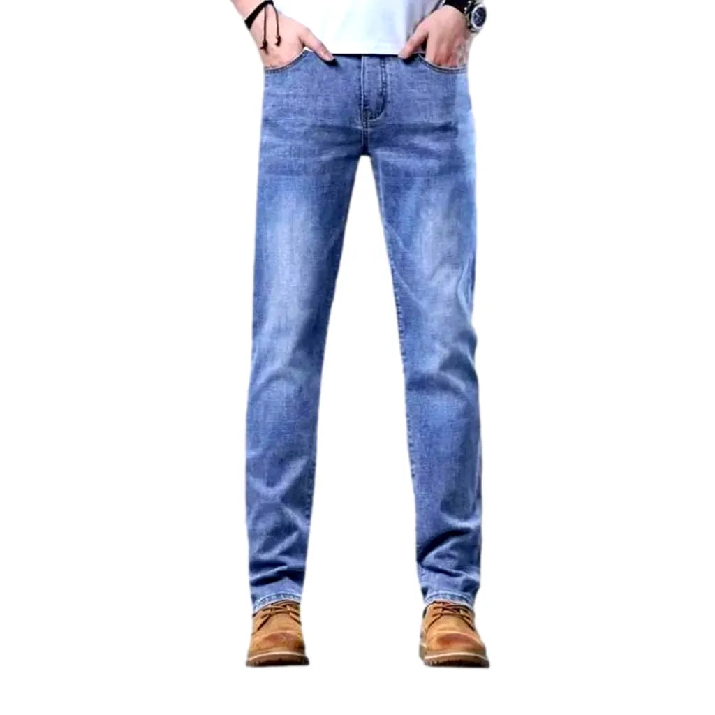 Tapered men's ground jeans