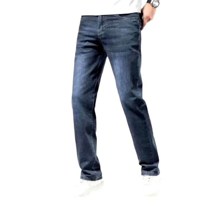 Tapered men's thin jeans