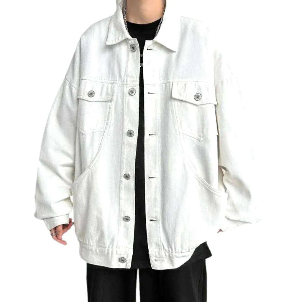 Ultra oversized men's denim jacket