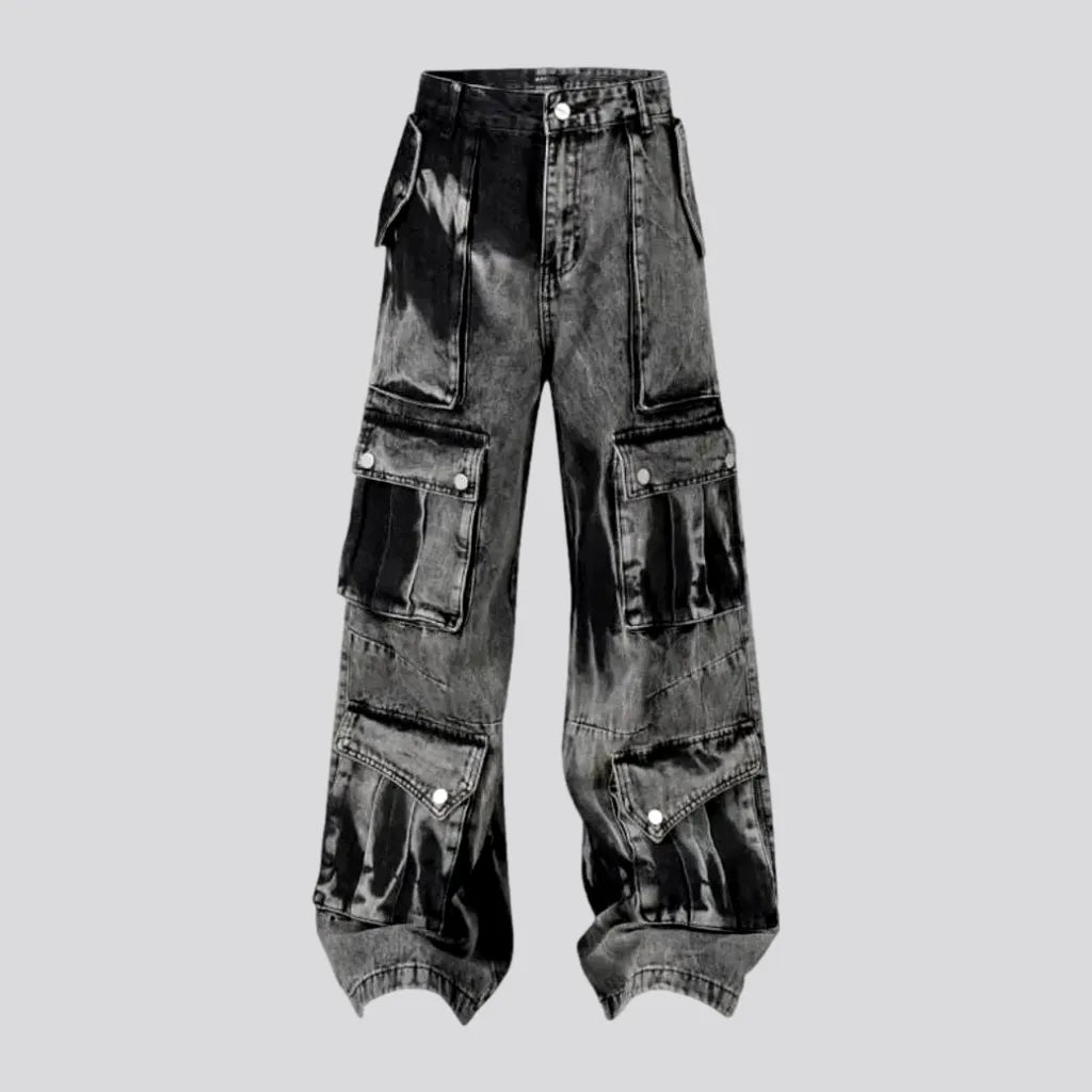 Vintage Cargo Multi Pocket Men's Jeans | Jeans4you.shop