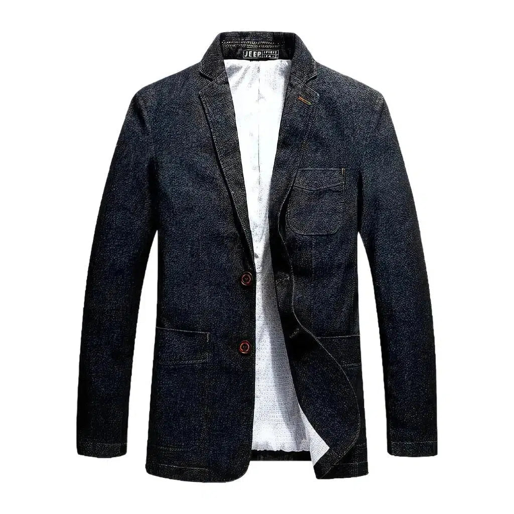 Vintage slim men's jeans blazer