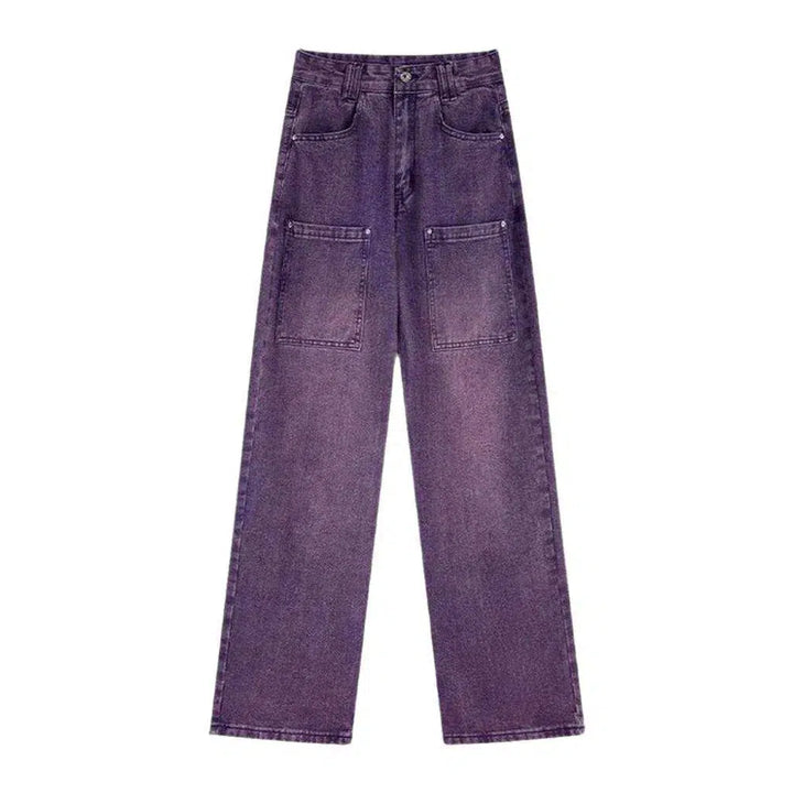 Vintage women's high-waist jeans