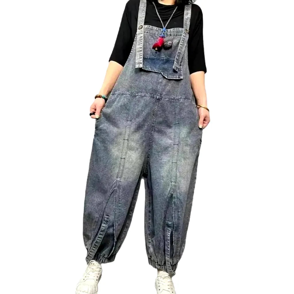 Trendy Jean Dungaree for Women - Blue