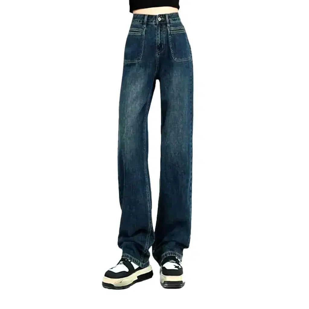 Vintage women's street jeans