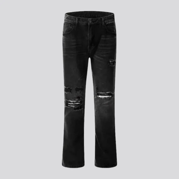 Whiskered Mid Rise Slim Men's Jeans | Jeans4you.shop