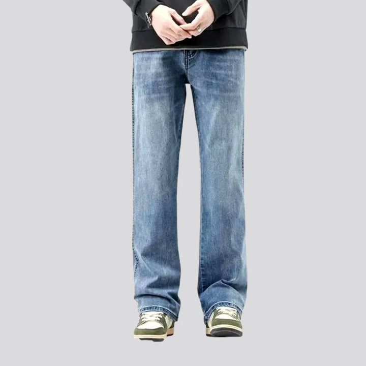 Whiskered Straight-cut Stylish Men's Jeans | Jeans4you.shop