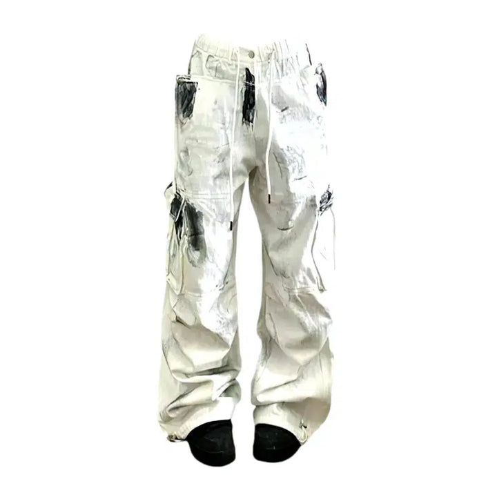 White vintage jeans
 for women