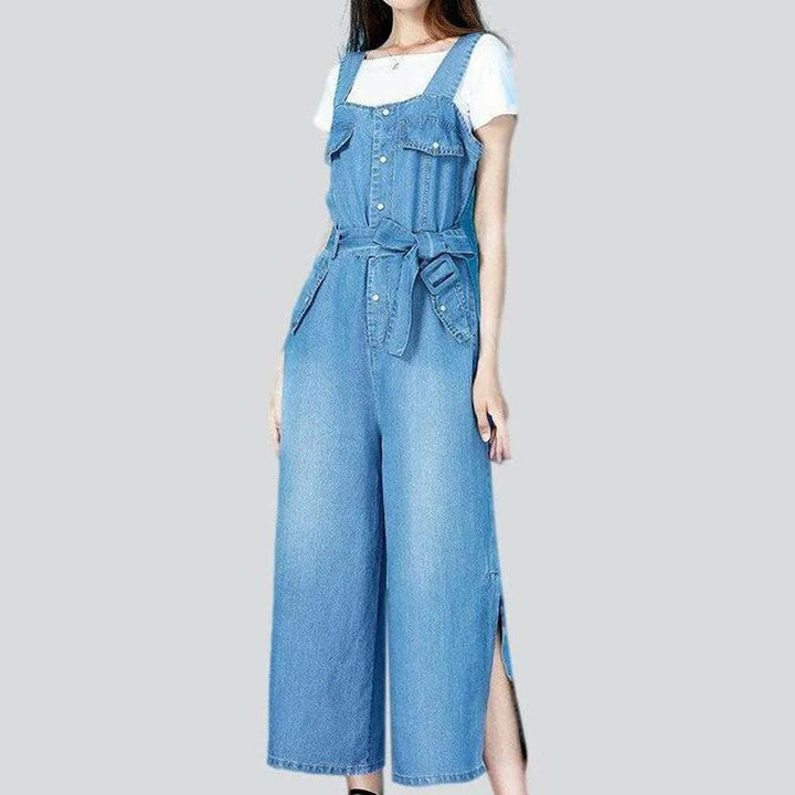 Wide-leg jean overall for ladies | Jeans4you.shop