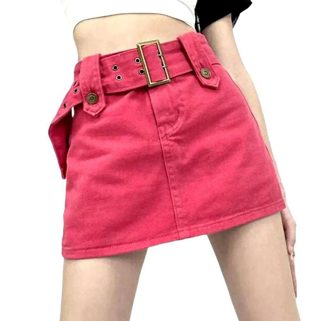 Women's denim skirt