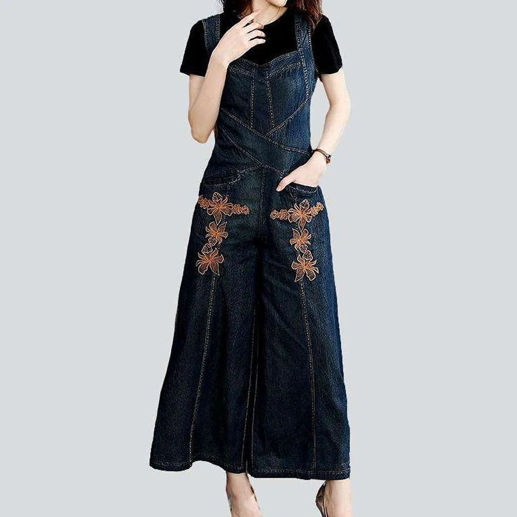 Women's denim wide jumpsuit | Jeans4you.shop