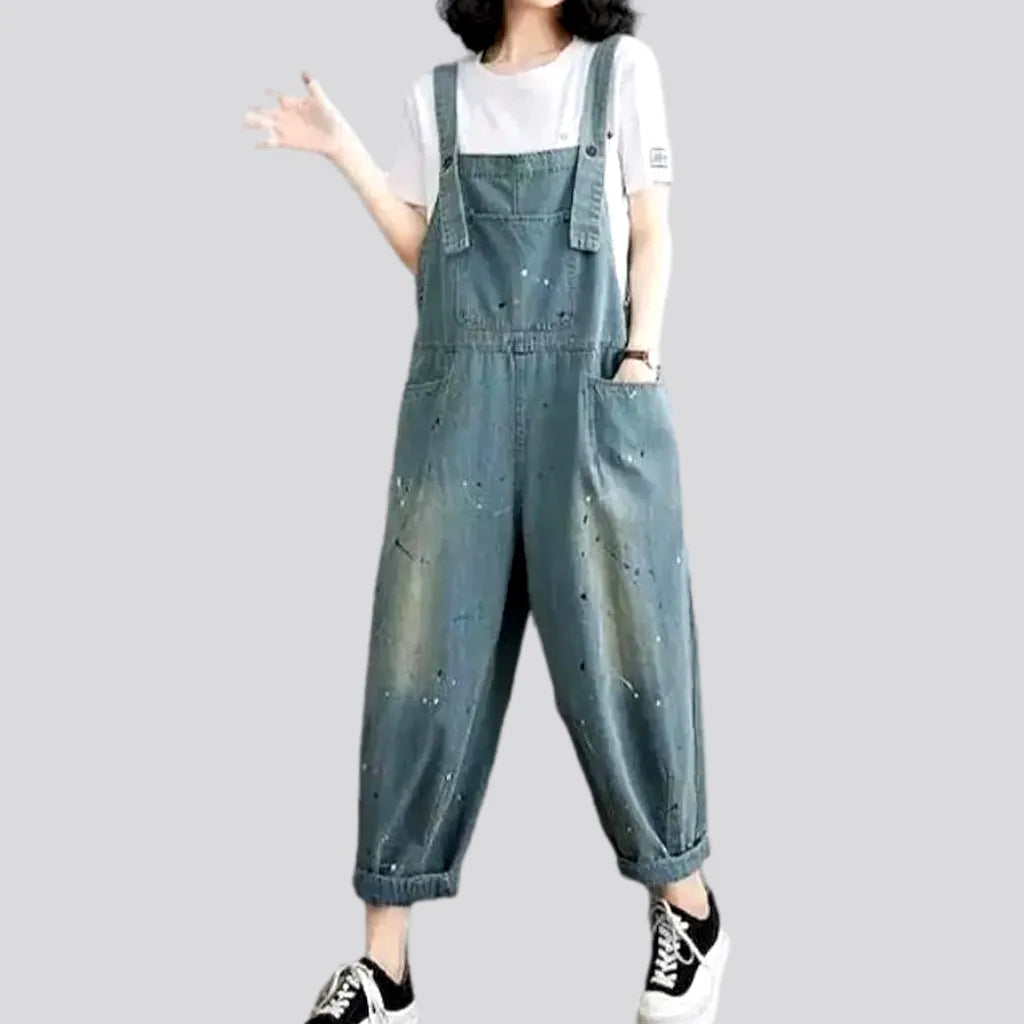 Y2k denim women's vintage dungaree | Jeans4you.shop