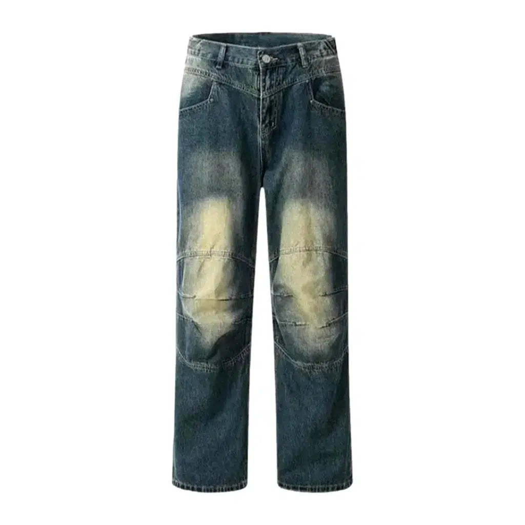 Y2k men's medium-wash jeans